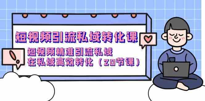 短视频引流私域转化课，短视频精准引流私域，在私域高效转化（20节课）-学帮帮