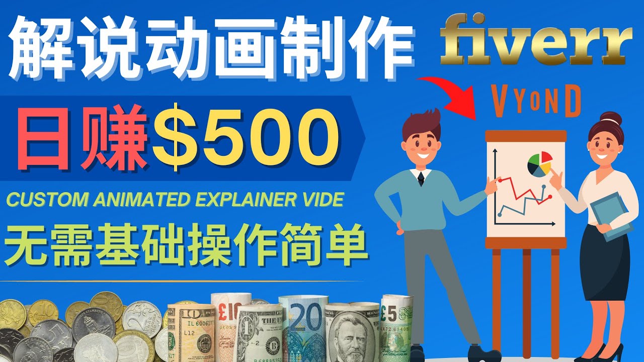 （4286期）制作解说类动画视频（Animated Explainer）日赚500美元以上 – 0基础可操作-学帮帮