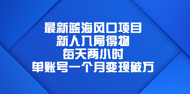 （6514期）最新蓝海风口项目，新人入局得物，每天两小时，单账号一个月变现破万-学帮帮