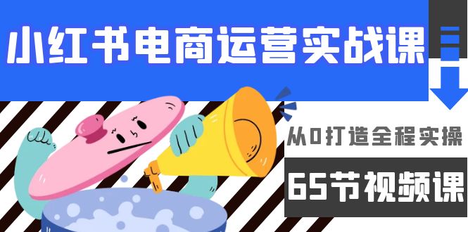 （9724期）小红书电商运营实战课，​从0打造全程实操（65节视频课）-学帮帮